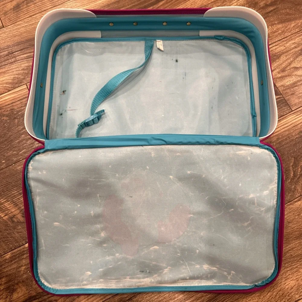 Disney Aladdin Jasmine‎ & Aladdin Kids Luggage Travel Bag Vintage